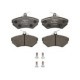 Set placute frana fata DELPHI pentru AUDI A4 B5 B6 B7, SEAT AROSA CORDOBA IBIZA II, VW CADDY II III, dimensiuni 70x119x16 mm