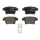 Set placute frana Spate DELPHI pentru FORD MONDEO III, FORD USA FIVE HUNDRED, JAGUAR X-TYPE I, dimensiuni 50.0 mm x 102.0 mm x 16.0 mm