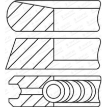 Set segmenti piston GOETZE