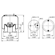 Burduf, suspensie pneumatica PHOENIX