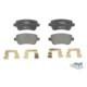 Set placute frana spate BOSCH pentru FIAT CROMA 1.9D/2.4D 06.05-12.11, inaltime 46.6 mm, latime 105.5 mm, grosime 16.8 mm