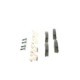 Set placute frana spate BOSCH pentru FIAT CROMA 1.9D/2.4D 06.05-12.11, inaltime 46.6 mm, latime 105.5 mm, grosime 16.8 mm