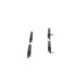 Set placute frana spate BOSCH pentru MAZDA 3, 3/HATCHBACK 1.5-2.5 07.13, inaltime 44.3 mm, latime 101.5 mm, grosime 13.8 mm