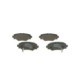 Set placute frana spate BOSCH pentru MAZDA 3, 3/HATCHBACK 1.5-2.5 07.13, inaltime 44.3 mm, latime 101.5 mm, grosime 13.8 mm