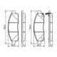 Set placute frana fata BOSCH NISSAN NV200 NV200/EVALIA 1.5D/1.6/Electric 02.10- Inaltime 50.5 mm Latime 155.4 mm Grosime 17.0 mm