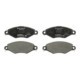 Set placute frana fata BOSCH NISSAN KUBISTAR PEUGEOT 306 306/HATCHBACK 1.4 1.5D 04.93-10.09 47.2 mm 131.0 mm 17.3 mm