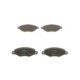 Set placute frana fata BOSCH NISSAN KUBISTAR PEUGEOT 306 306/HATCHBACK 1.4 1.5D 04.93-10.09 47.2 mm 131.0 mm 17.3 mm