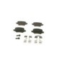 Set placute frana spate BOSCH pentru MERCEDES A (W168), A (W169), B SPORTS TOURER (W245) 1.4-2.1 07.97-06.12