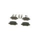 Set placute frana spate BOSCH pentru MERCEDES A (W168), A (W169), B SPORTS TOURER (W245) 1.4-2.1 07.97-06.12