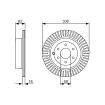 Disc frana BOSCH