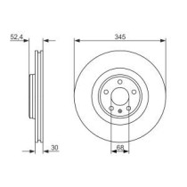 Disc frana BOSCH