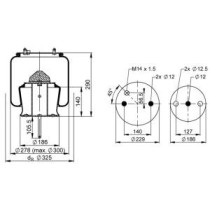 Burduf, suspensie pneumatica CONTITECH