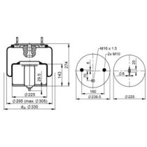 Burduf, suspensie pneumatica CONTITECH