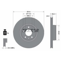 Disc frana TEXTAR