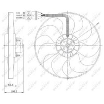 Ventilator, radiator NRF