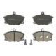 Set placute frana fata LPR pentru ABARTH RITMO, ALFA ROMEO 145, 146, 155, SPIDER, FIAT 132, ARGENTA, BARCHETTA, BRAVO I, CROMA, PANDA, PUNTO, REGATA, dimensiuni 66.4x104.0x17.0 mm