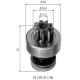 Pinion electromotor MAGNETI MARELLI