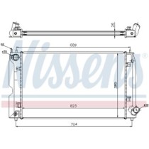 Radiator, racire motor NISSENS