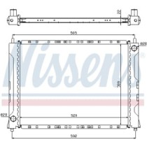 Radiator, racire motor NISSENS