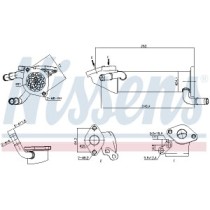 Radiator, recirculare gaze de esapament NISSENS