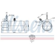 Uscator,aer conditionat NISSENS