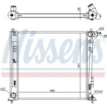 Radiator, racire motor NISSENS