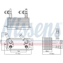 Radiator racire ulei, cutie de viteze automata NISSENS