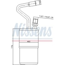 Uscator,aer conditionat NISSENS