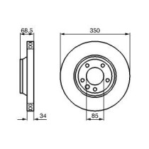 Disc frana BOSCH