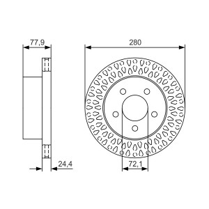 Disc frana BOSCH