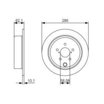 Disc frana BOSCH