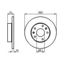 Disc frana BOSCH