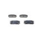 Set placute frana spate BOSCH ISUZU D-MAX I, TROOPER II, III, OPEL FRONTERA A, B, MONTEREY A, B 42.2 mm x 109.6 mm x 15.8 mm