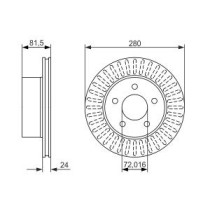 Disc frana BOSCH