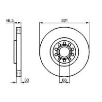 Disc frana BOSCH