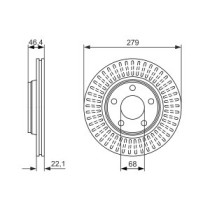 Disc frana BOSCH