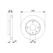 Disc frana BOSCH