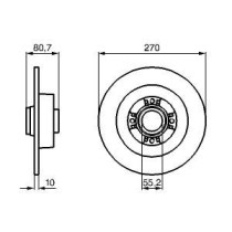 Disc frana BOSCH