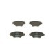 Set placute frana spate BOSCH pentru OPEL ASTRA G, ASTRA G CLASSIC, ASTRA G/KOMBI, ZAFIRA A 1.2-2.2D 42.6mm x 104.9mm x 16.5mm