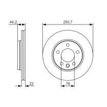 Disc frana BOSCH