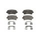 Set placute frana spate BOSCH pentru BUICK LA CROSSE, CHEVROLET MALIBU, OPEL INSIGNIA A, SAAB 9-5, dimensiuni 47.1 mm x 106.5 mm x 17.2 mm