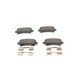 Set placute frana spate BOSCH pentru BUICK LA CROSSE, CHEVROLET MALIBU, OPEL INSIGNIA A, SAAB 9-5, dimensiuni 47.1 mm x 106.5 mm x 17.2 mm