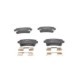 Set placute frana spate BOSCH pentru BUICK LA CROSSE, CHEVROLET MALIBU, OPEL INSIGNIA A, SAAB 9-5, dimensiuni 47.1 mm x 106.5 mm x 17.2 mm