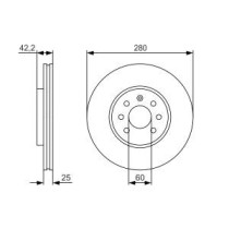 Disc frana BOSCH