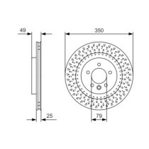 Disc frana BOSCH