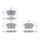 Set placute frana fata BOSCH pentru FORD MONDEO V, FORD USA FUSION 1.0-2.7, inaltime 66.8 mm, latime 155.8 mm, grosime 19.0 mm