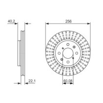 Disc frana BOSCH