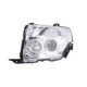 Far DEPO Stanga Lampa Frontala D2S/H9 Electric Fara Motoras Culoare Insert Cromat Mitsubishi Pajero IV