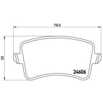 Placute de frana - Tuning BREMBO