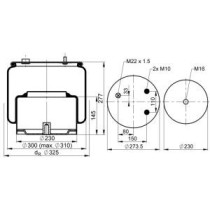 Burduf, suspensie pneumatica CONTITECH